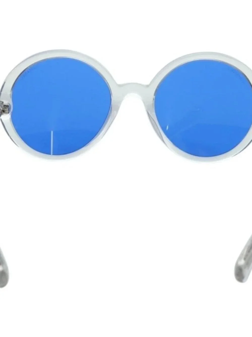 CHANEL Sunglasses plastic Clear 71287A CC Auth BSZ561M